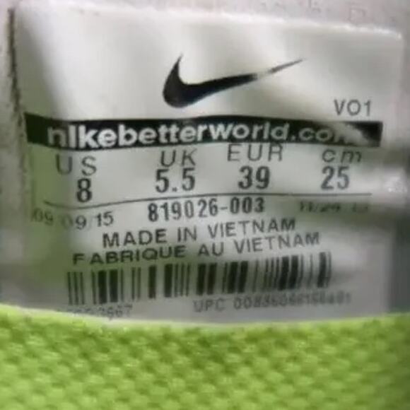 Nike Shoes Womens 8 Athletic Trainer Flex Supreme TR 4 Running Active Grey Green - Picture 6 of 13